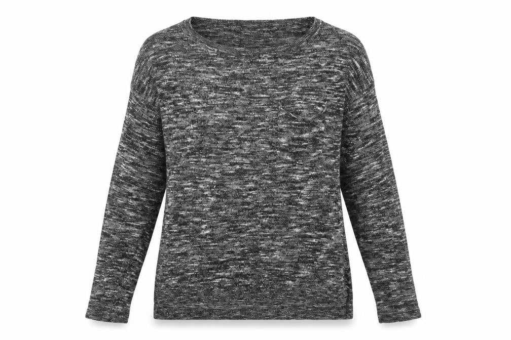 H&M Womens Grey Round Neck  Polyester Pullover Jumper Size S