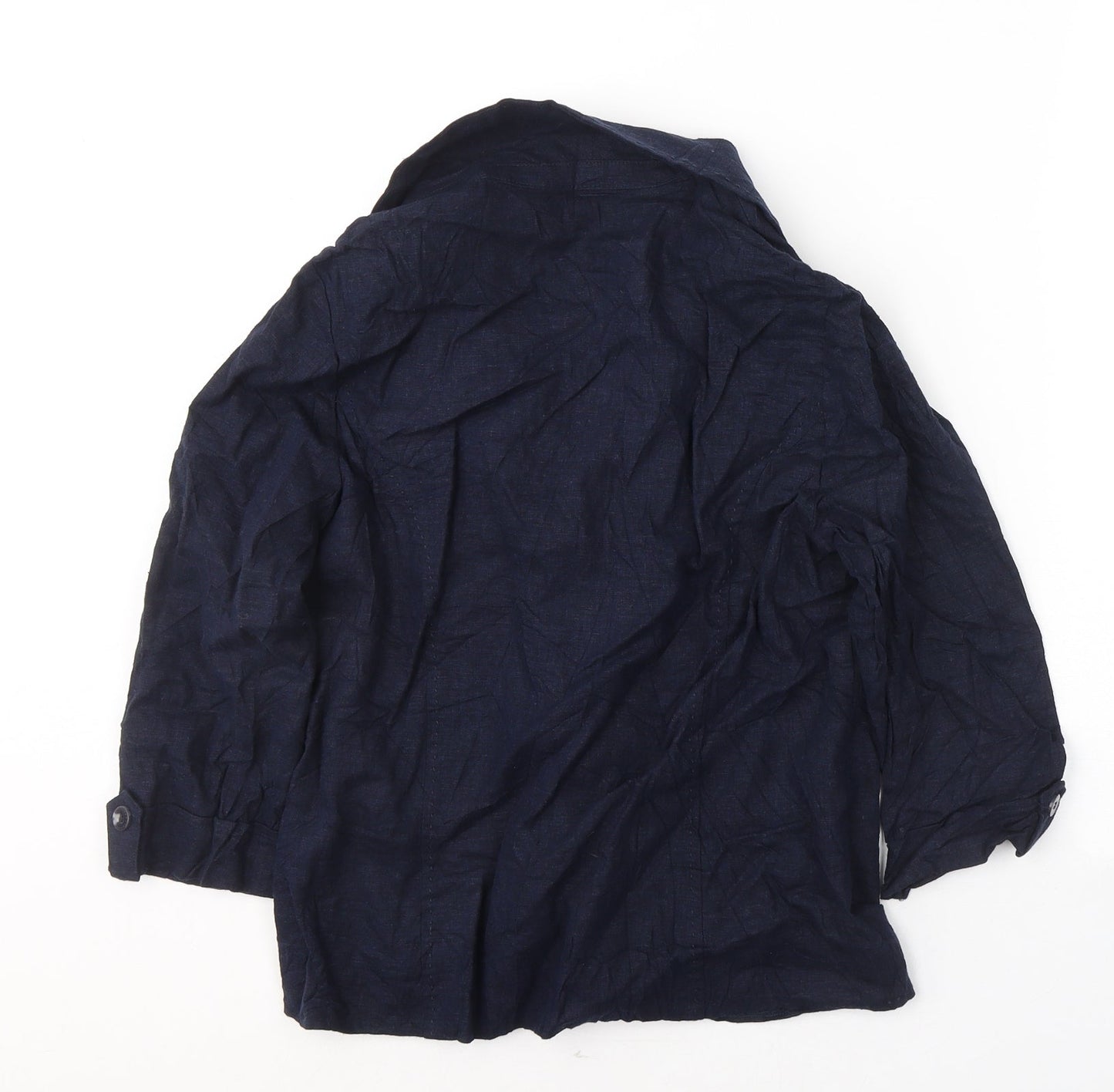 EWM Womens Blue   Jacket Blazer Size 12  Button