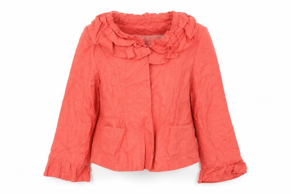Topshop Womens Pink   Jacket Coat Size 8  Buckle