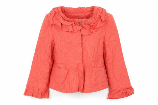 Topshop Womens Pink   Jacket Coat Size 8  Buckle