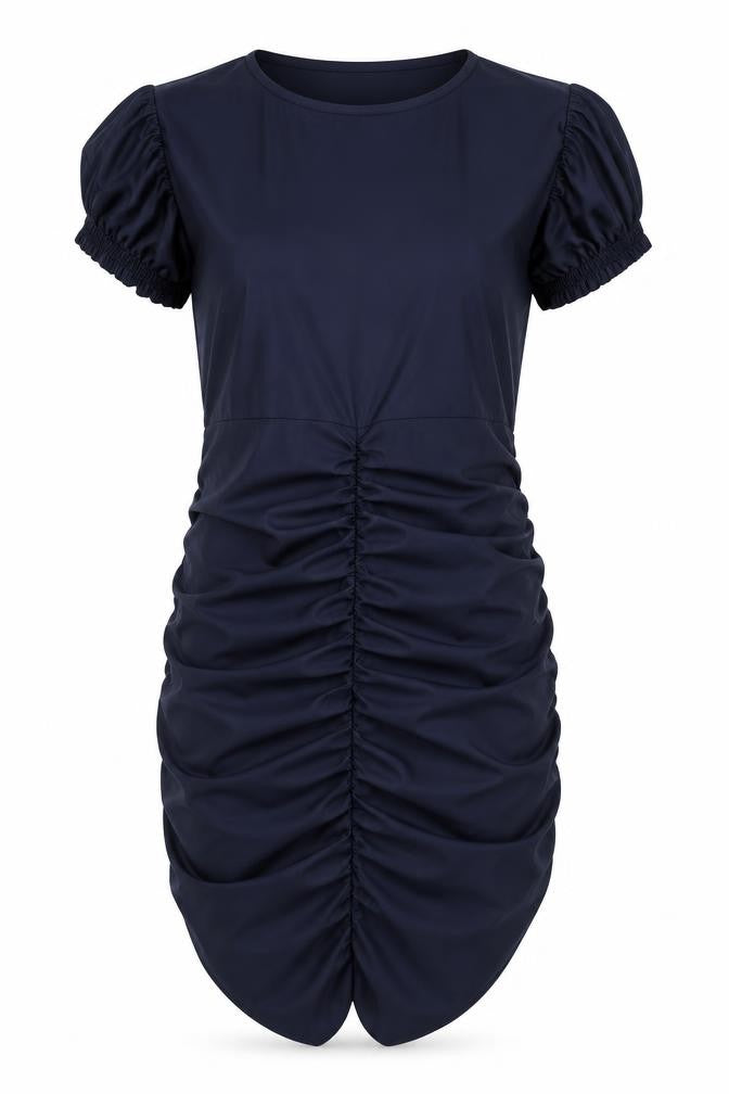 MISSFIGA Womens Blue  Polyester Bodycon  Size 14  Round Neck