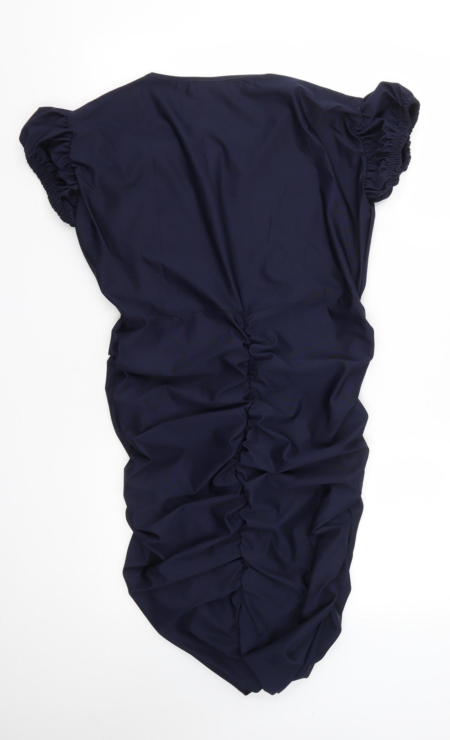 MISSFIGA Womens Blue  Polyester Bodycon  Size 14  Round Neck