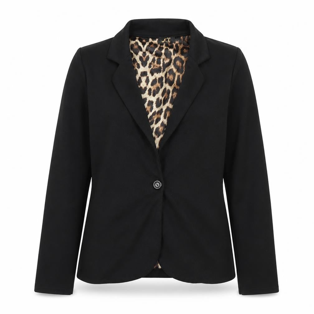 K-I Womens Black   Jacket  Size M  Button