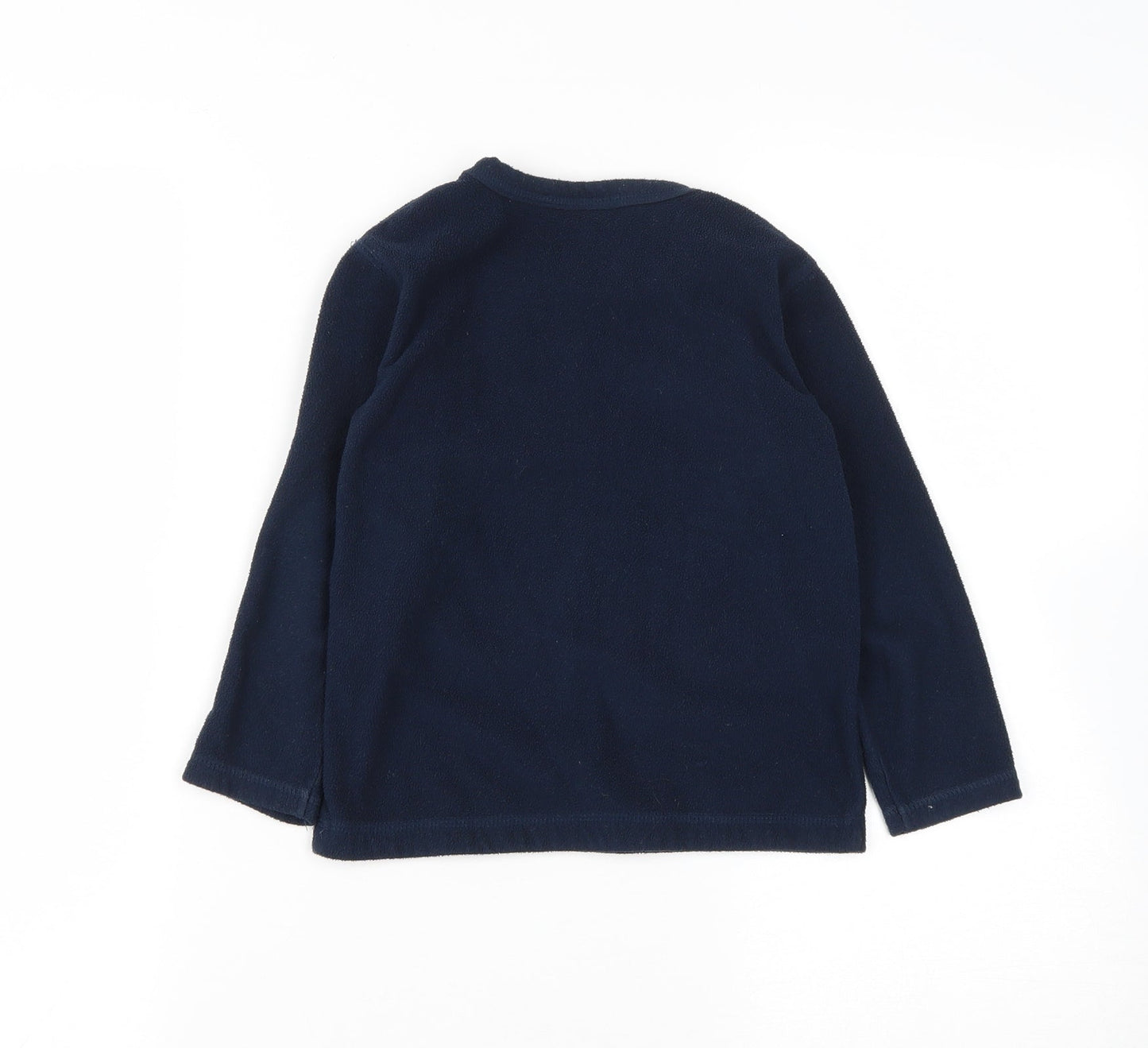LANDSEND Boys Blue  Polyester Pullover Sweatshirt Size 4 Years   - 25