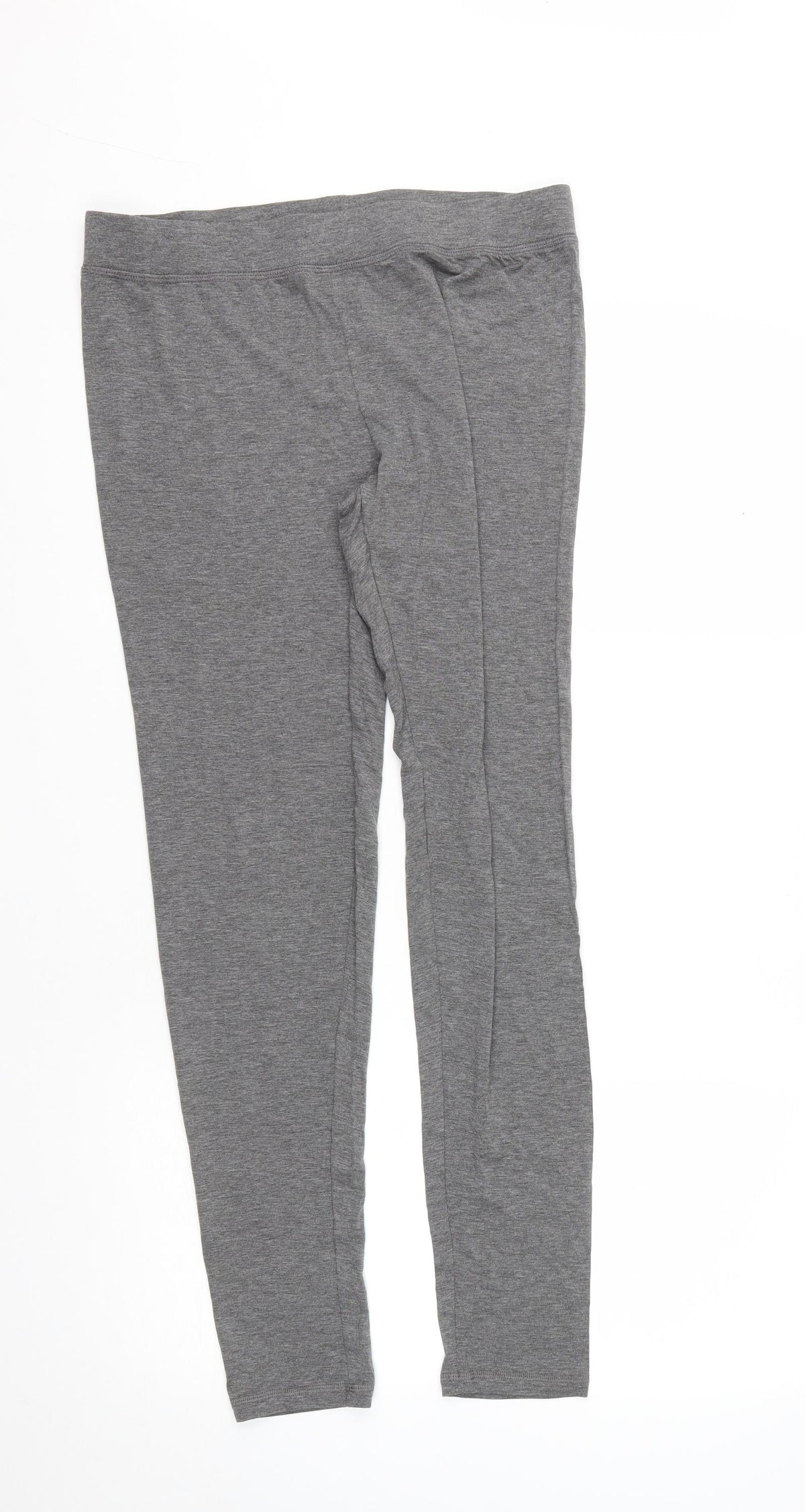 Dunnes Stores Womens Grey  Viscose Compression Leggings Size M L28 in Regular