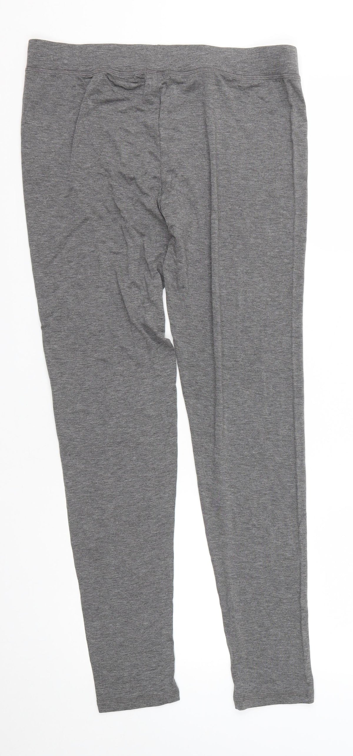 Dunnes Stores Womens Grey  Viscose Compression Leggings Size M L28 in Regular