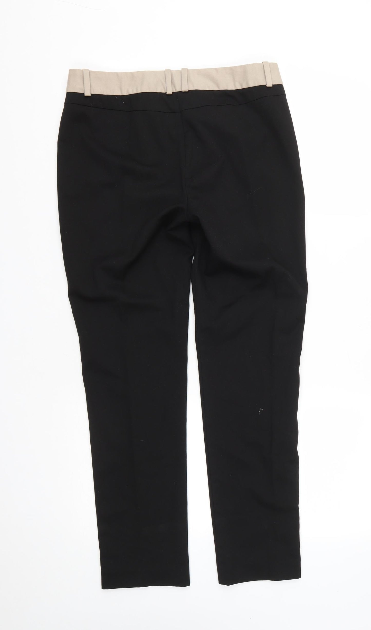 Warehouse Womens Black  Polyester Dress Pants Trousers Size 10 L27 in Regular Zip