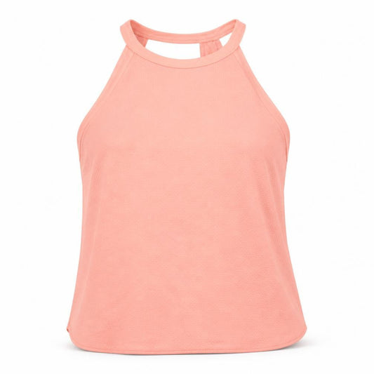 River Island Womens Pink  Polyester Basic Tank Size 12 Round Neck Pullover