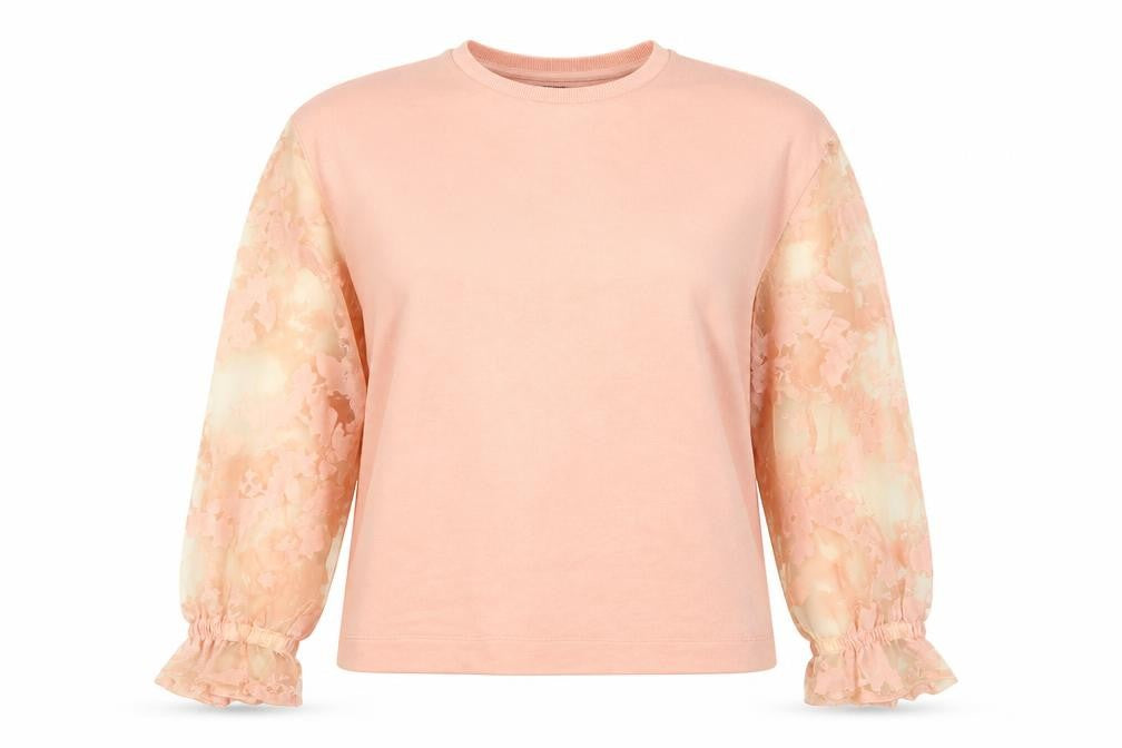 Primark Womens Pink  Polyester Pullover Sweatshirt Size L  Pullover