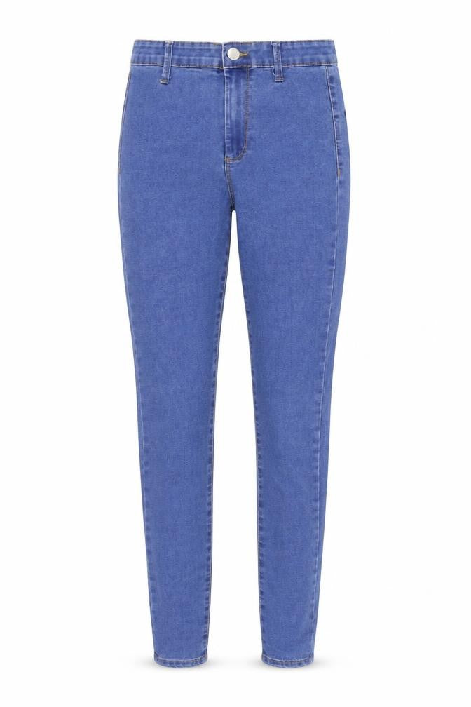 Denim Co Womens Blue  Cotton Skinny Jeans Size 10 L28 in Regular Zip