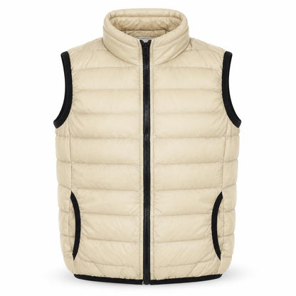 Fascinate Mens Beige   Gilet Coat Size S  Zip