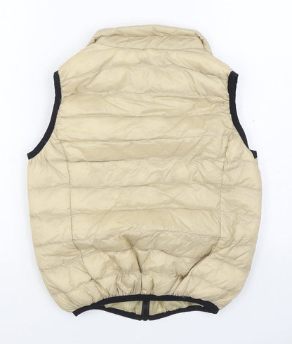 Fascinate Mens Beige   Gilet Coat Size S  Zip