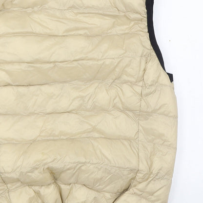 Fascinate Mens Beige   Gilet Coat Size S  Zip