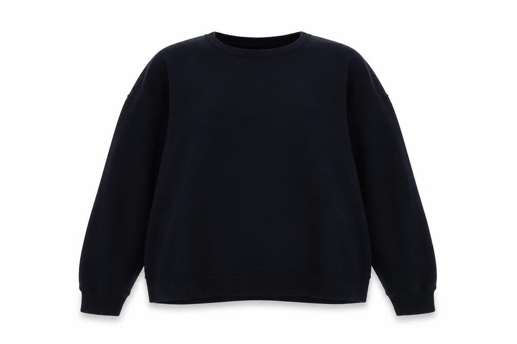 Zara Womens Blue  Cotton Pullover Hoodie Size S