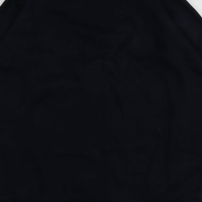 Dunnes Womens Blue Round Neck  Cotton Pullover Jumper Size L