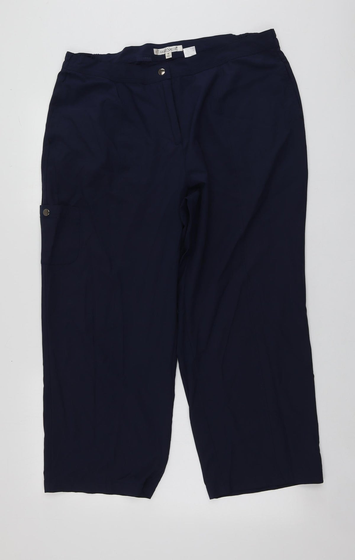 TravelSmith Womens Blue  Polyester Trousers  Size XL L25 in Regular