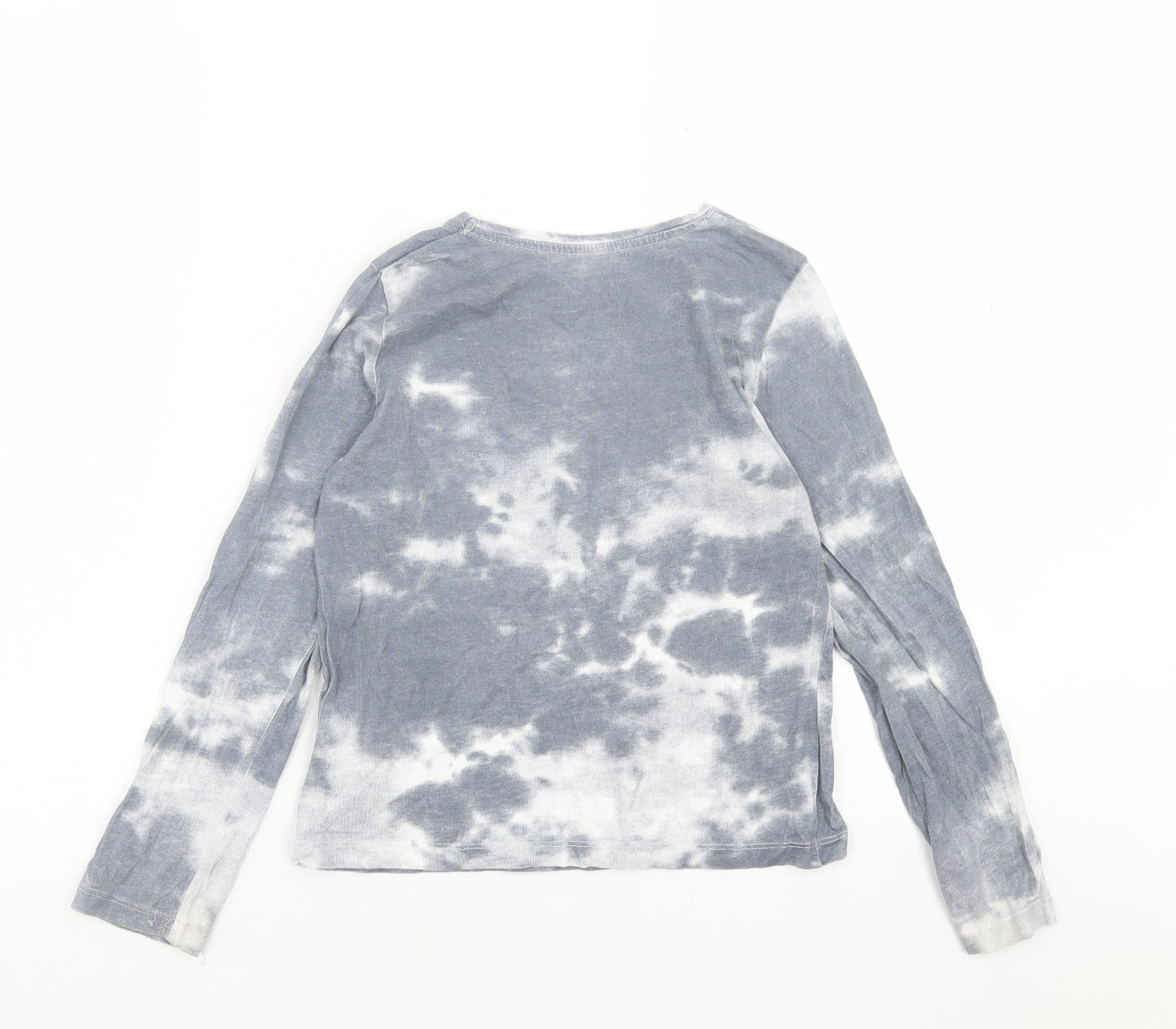 Primark Girls Grey  Cotton Basic Casual Size 9-10 Years Crew Neck Pullover