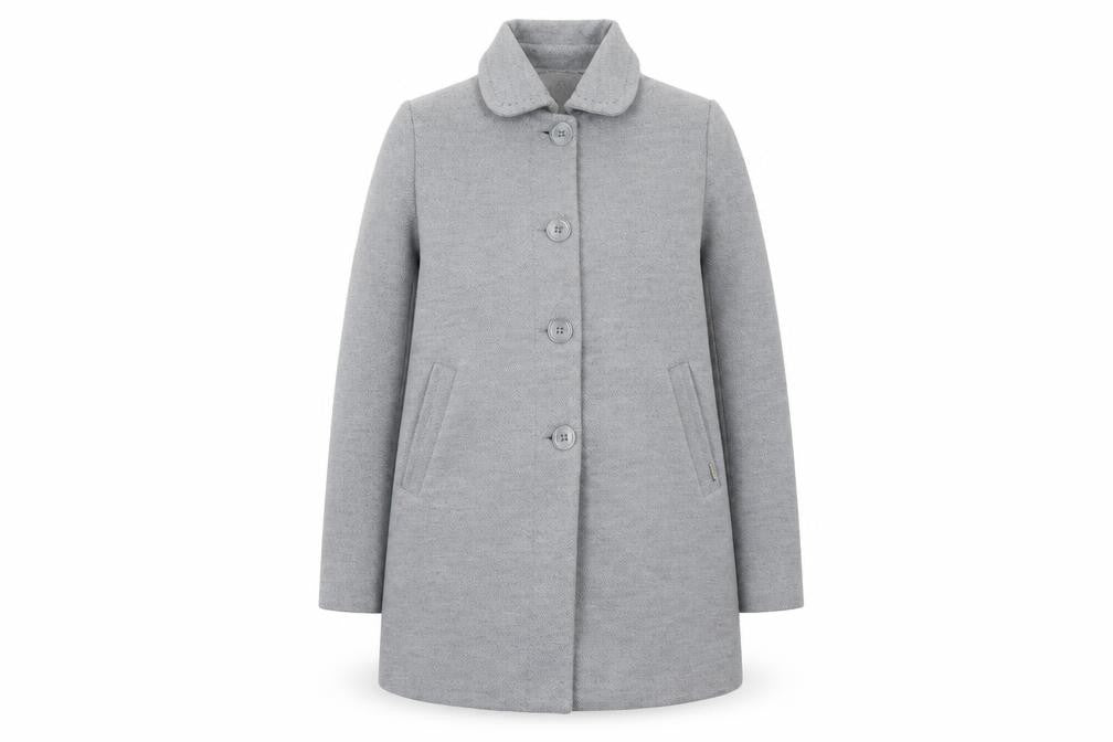 Lostmistery Womens Grey   Trench Coat Coat Size L