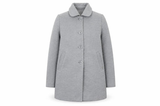 Lostmistery Womens Grey   Trench Coat Coat Size L