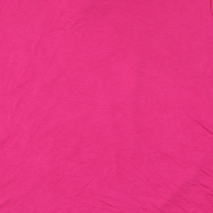 Dunnes Womens Pink  Polyester Basic T-Shirt Size XL Round Neck