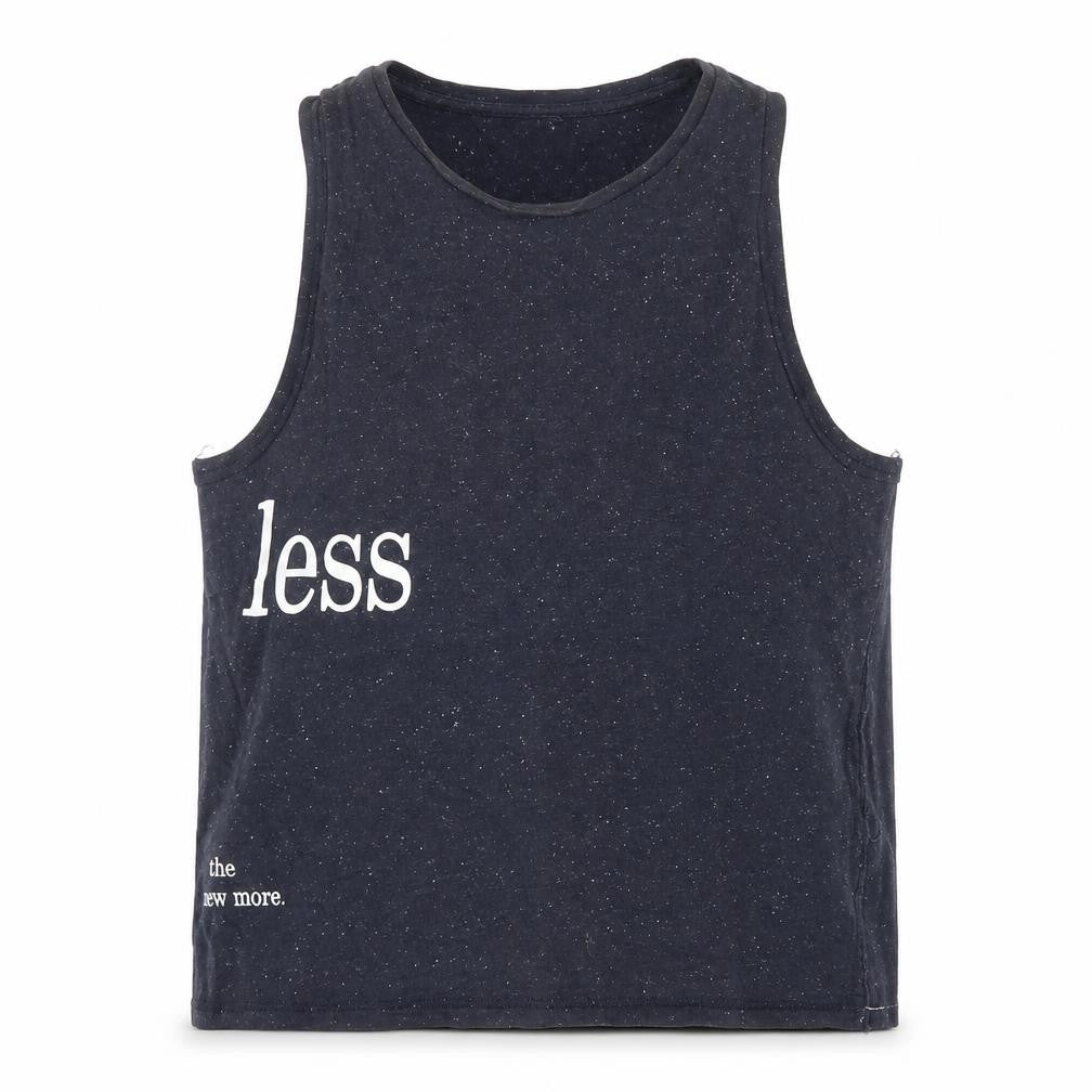 Primark Womens Blue  Cotton Basic Tank Size 8 Scoop Neck - Less is more