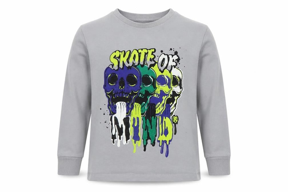 Next Boys Grey  Cotton Pullover Sweatshirt Size 6 Years  Pullover