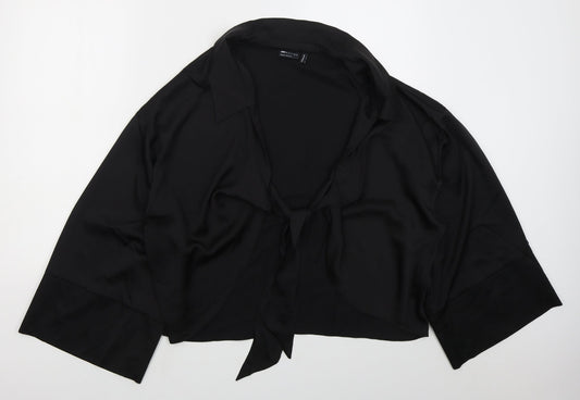 ASOS Womens Black   Jacket  Size 14  Tie