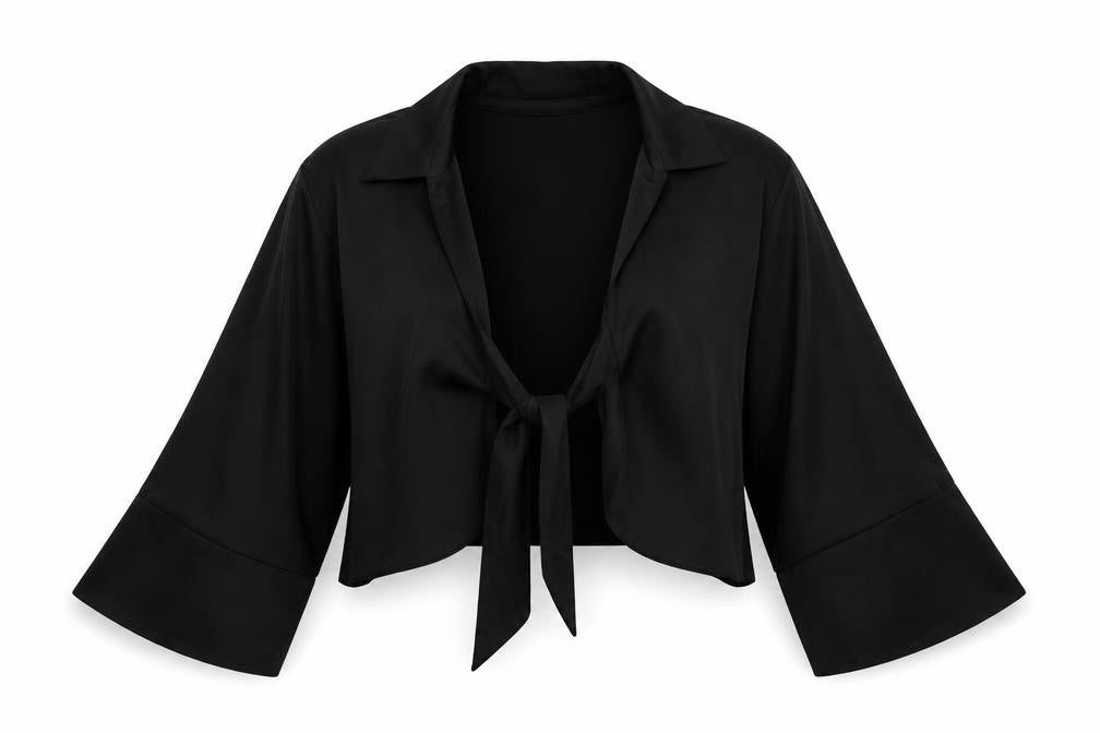 ASOS Womens Black   Jacket  Size 14  Tie