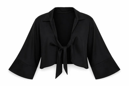 ASOS Womens Black   Jacket  Size 14  Tie