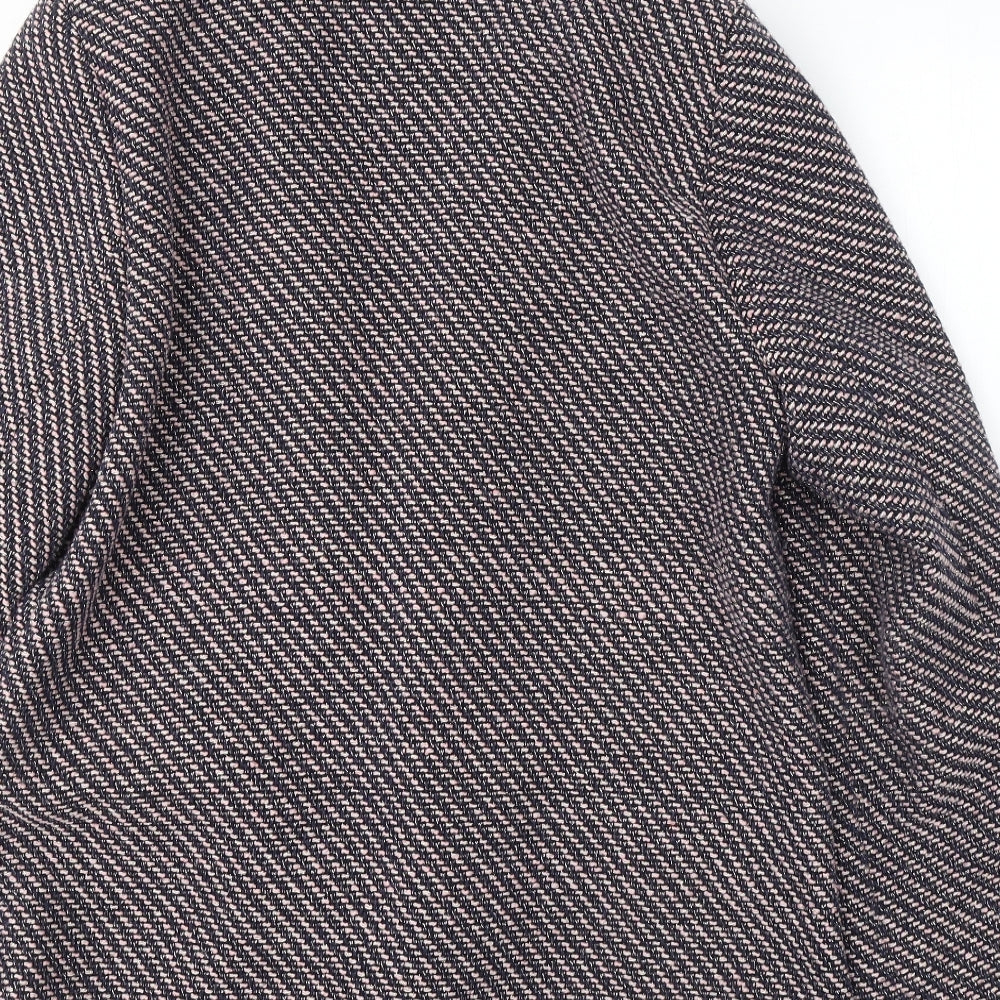F&F Womens Pink Geometric  Jacket Blazer Size 16