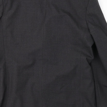 Armando Mens Grey  Wool Jacket Suit Jacket Size 44