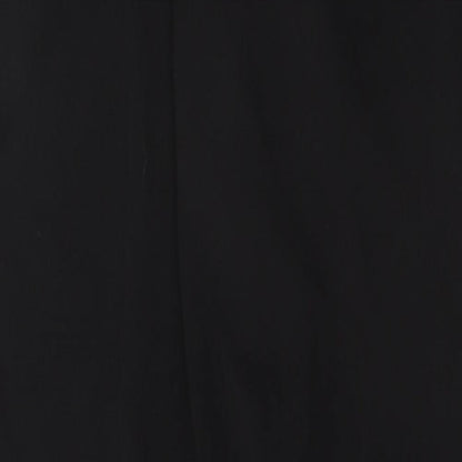 Selected Womens Black  Polyester Trousers  Size 12 L28 in Regular