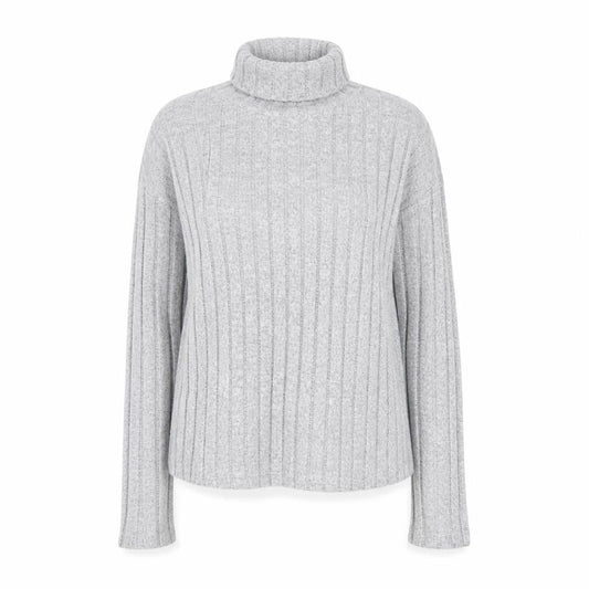 SHEIN Womens Grey Roll Neck  Polyester Pullover Jumper Size S