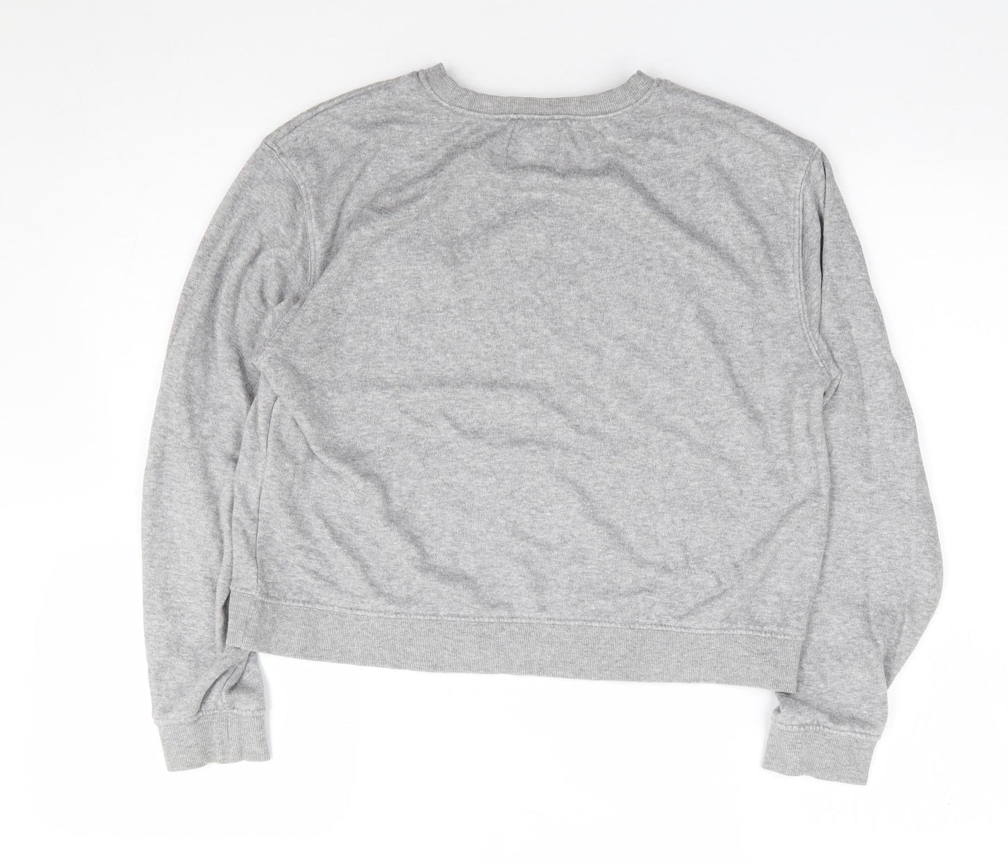 Pull & Bear Womens Grey  Cotton Pullover Sweatshirt Size S  Pullover