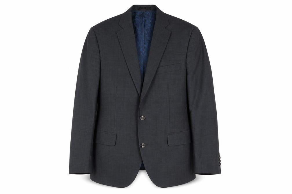 Jeo Ferrer Mens Grey  Wool Jacket Suit Jacket Size 42