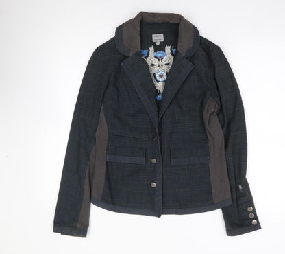 Chemistry Womens Green Plaid  Jacket  Size 12  Button