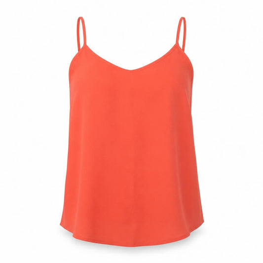 Exhibit  Womens Red  Polyester Camisole T-Shirt Size 8 Sweetheart