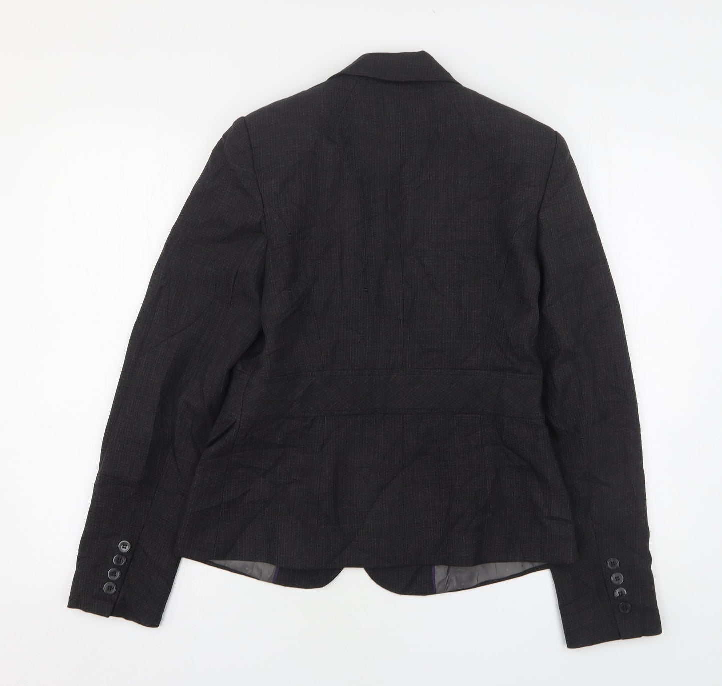 F&F Womens Grey  Polyester Jacket Suit Jacket Size 12