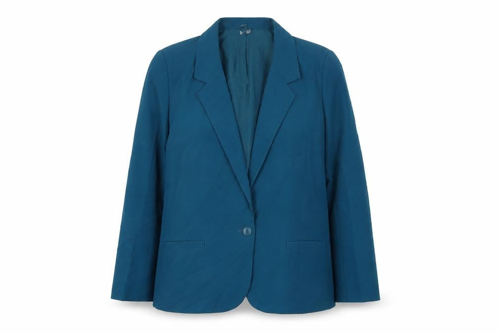 StMichael  Womens Green  Polyester Jacket Suit Jacket Size 12