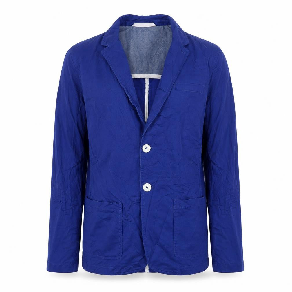 Cedarwood State Mens Blue Cotton Jacket Sport Coat Size S