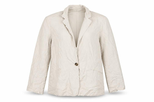 Dorothy Perkins Womens Beige  Viscose Jacket Suit Jacket Size 10