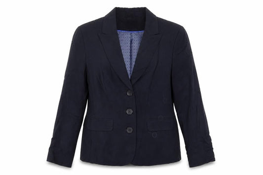 Autonomy Womens Blue  Polyester Jacket Suit Jacket Size 14