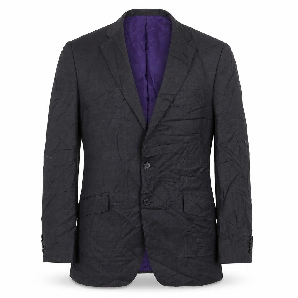 Marks & Spencer Mens Grey  Wool Jacket Suit Jacket Size 40