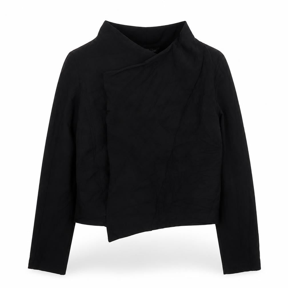 Atmosphere Womens Black  Polyester Jacket Blazer Size 16