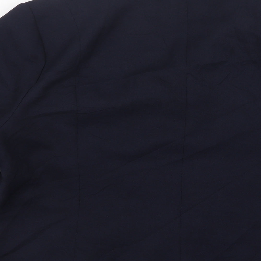 For Women Womens Blue  Polyester Jacket Blazer Size 20