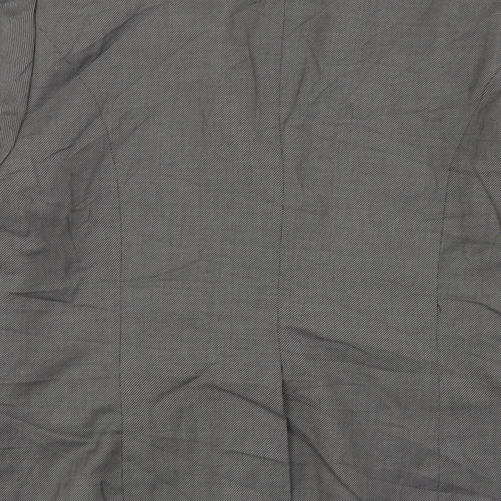 Skopes Womens Grey Polka Dot Wool Jacket Suit Jacket Size 16