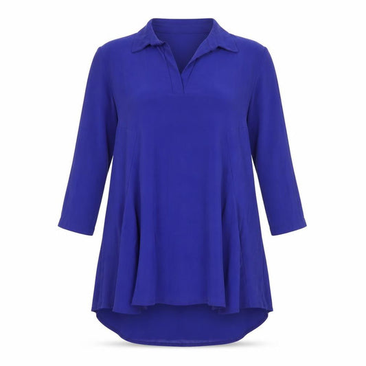 Renee Womens Purple  Polyester Shirt Dress  Size S  Collared Pullover