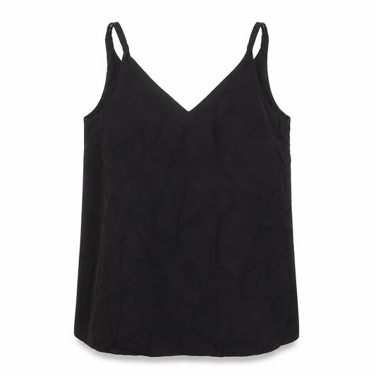 Papaya Womens Black  Polyester Basic Tank Size 8 V-Neck