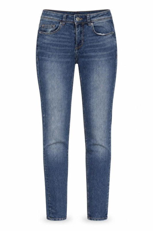 H&M Womens Blue  Cotton Skinny Jeans Size 4 L28 in Regular