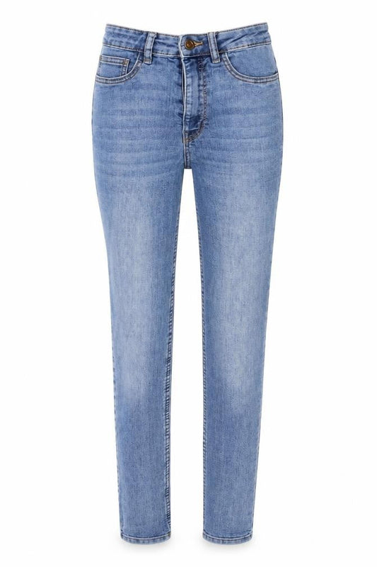 H&M Womens Blue  Cotton Skinny Jeans Size 4 L28 in Regular